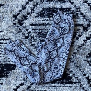 Balance Athletica snake skin leggings